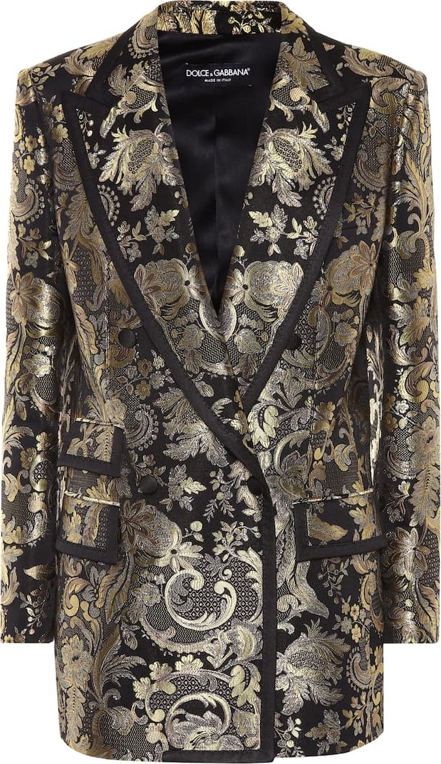 Dolce & Gabbana Metallic silk-blend jacquard