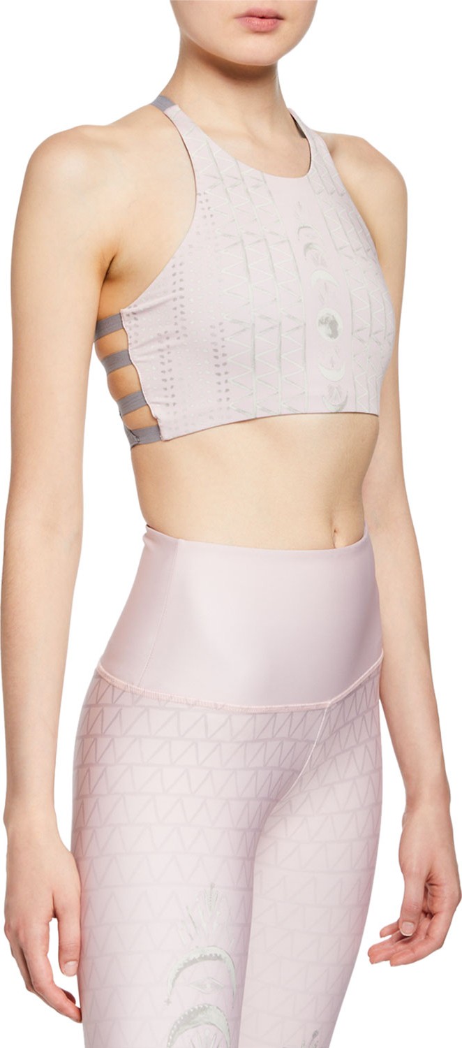 ONZIE High Graphic Elastic Strappy Sports Bra ONZIE High Graphic Elastic Strappy Sports Bra