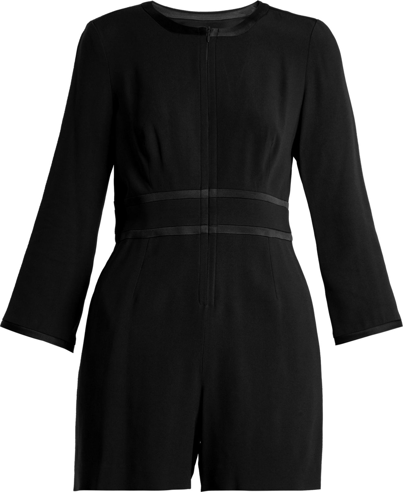 Goat Fillie long-sleeved crepe-cady playsuit