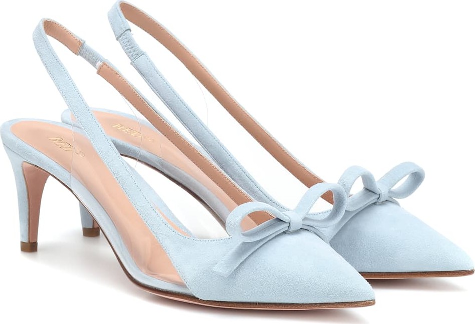 RED Valentino RED (V) slingback leather pumps