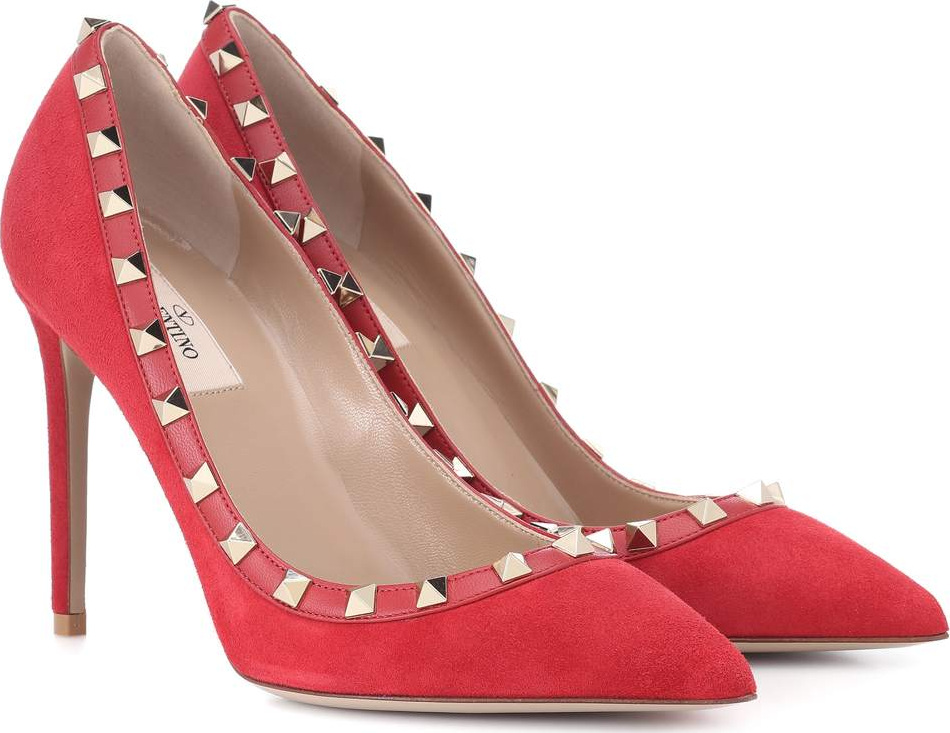 Valentino Valentino Garavani Rockstud suede pumps