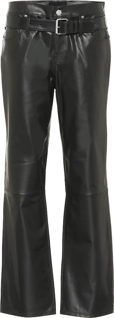 RtA Dexter belted leather pants