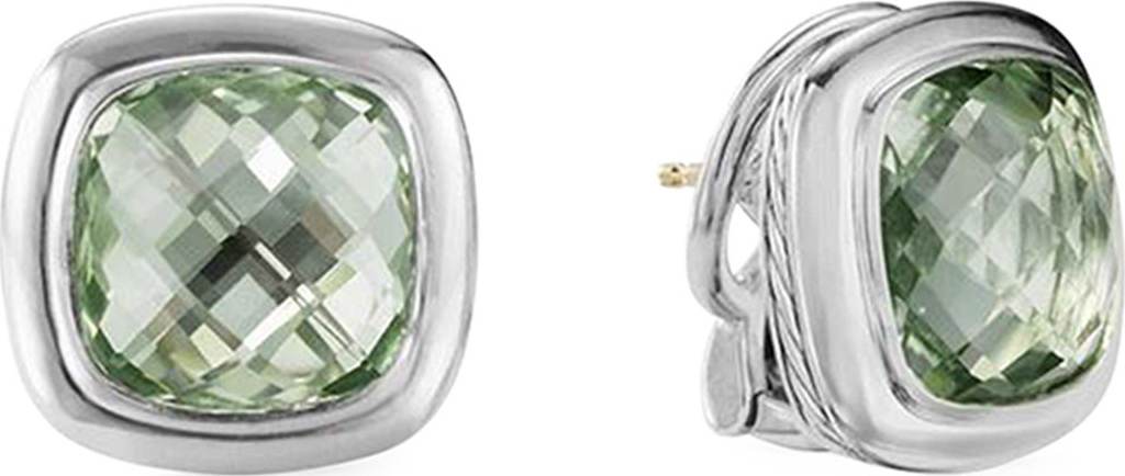 David Yurman Albion Prasiolite Stud Earrings