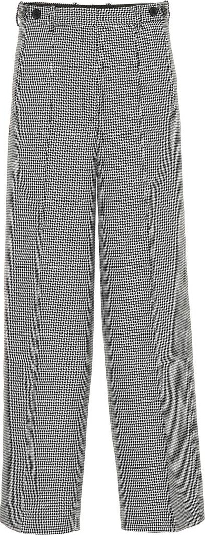 Rokh Houndstooth wide-leg pants
