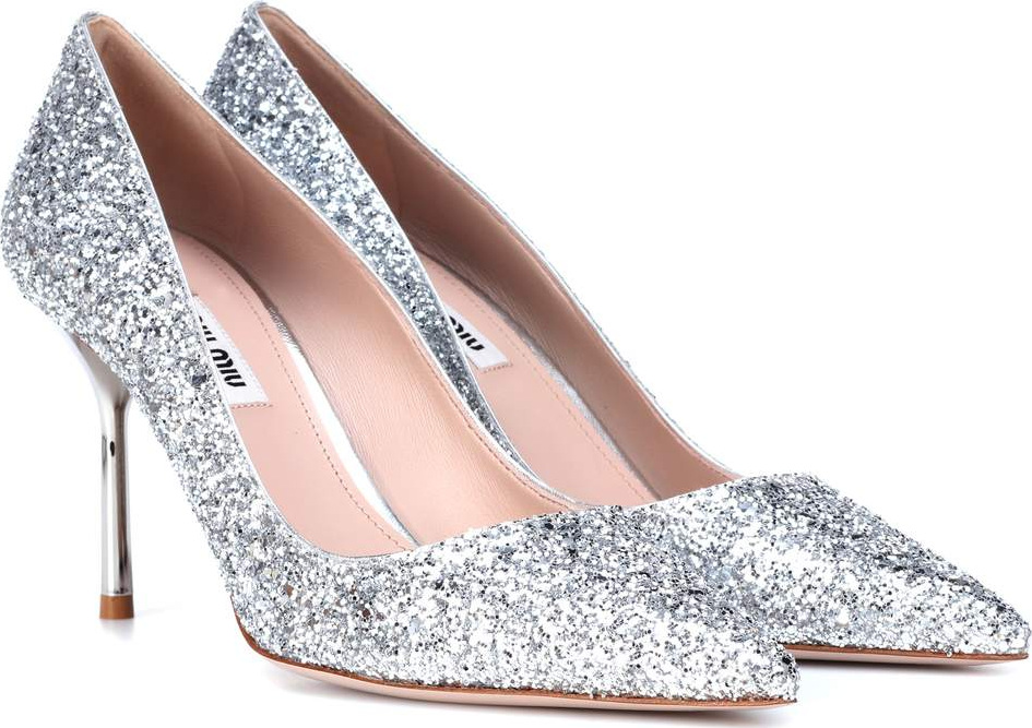 Miu Miu Glitter pumps