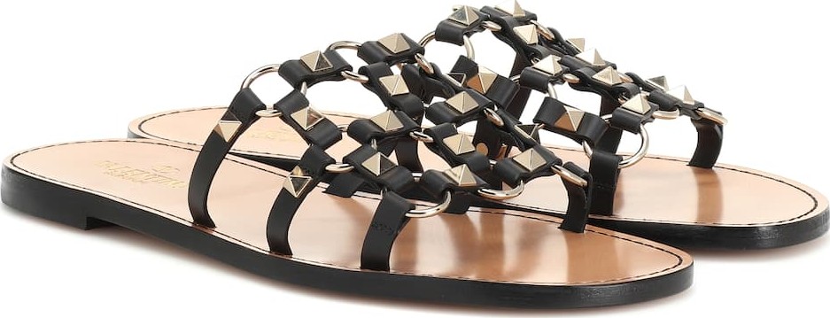 Valentino Valentino Garavani Cagestuds leather sandals