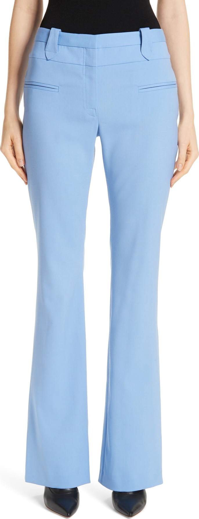 Altuzarra Serge Wide Leg Stretch Wool Pants