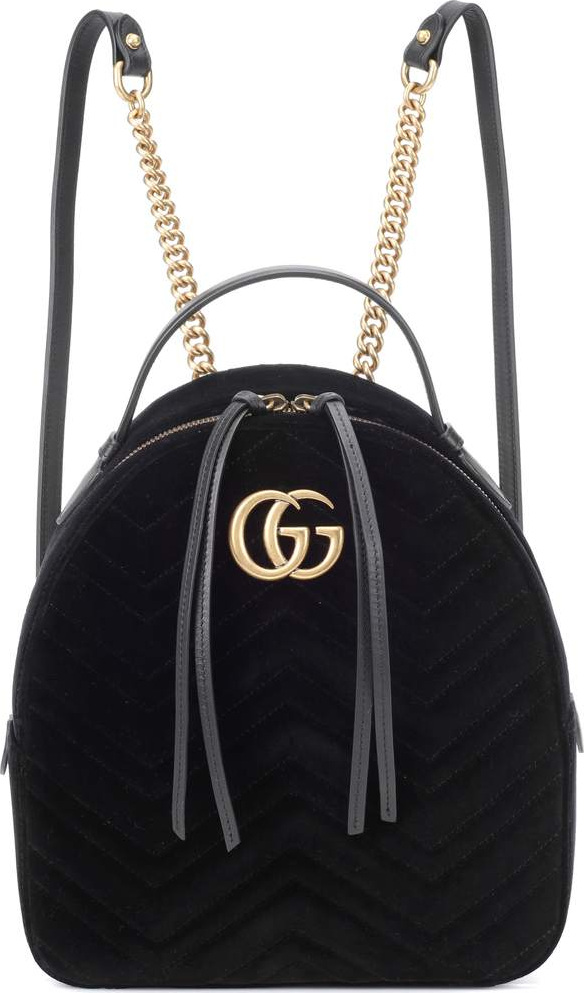 Gucci GG Marmont velvet backpack