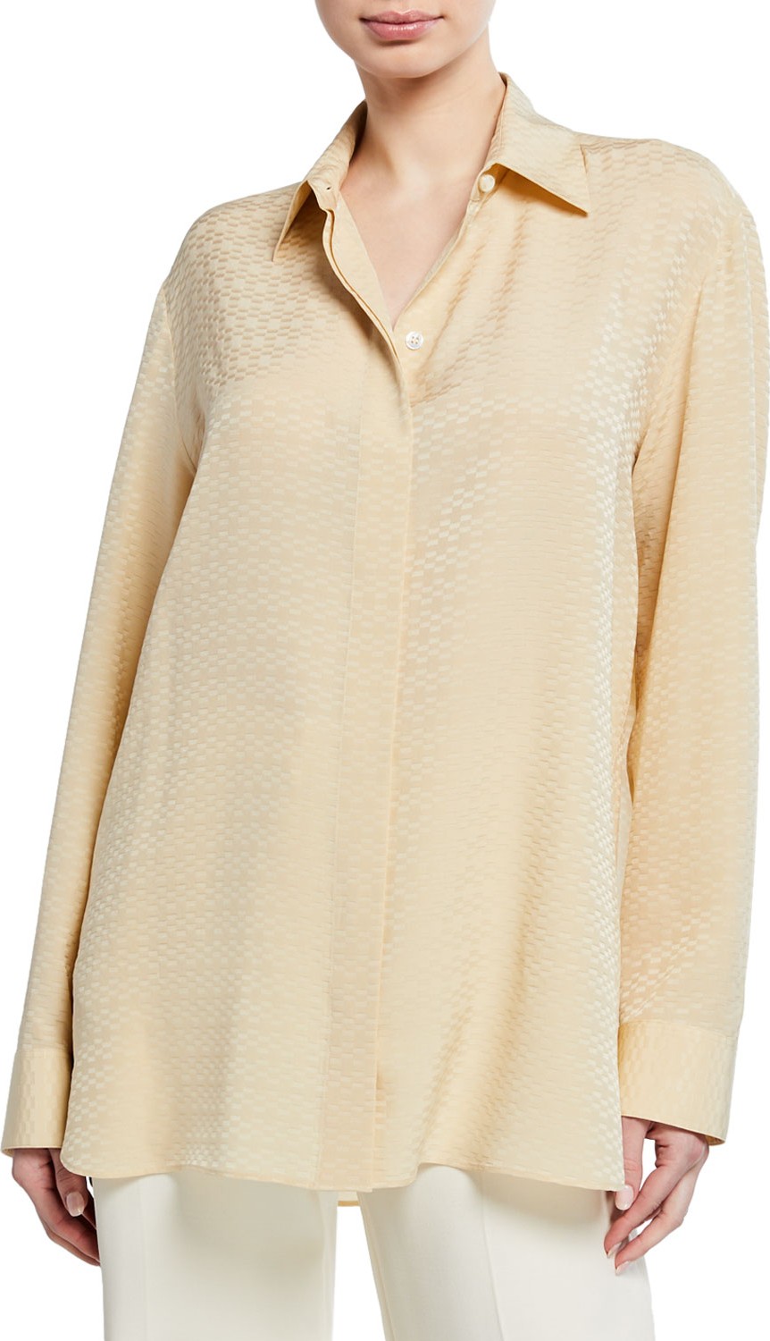 THE ROW Big Sisea Silk Shirt