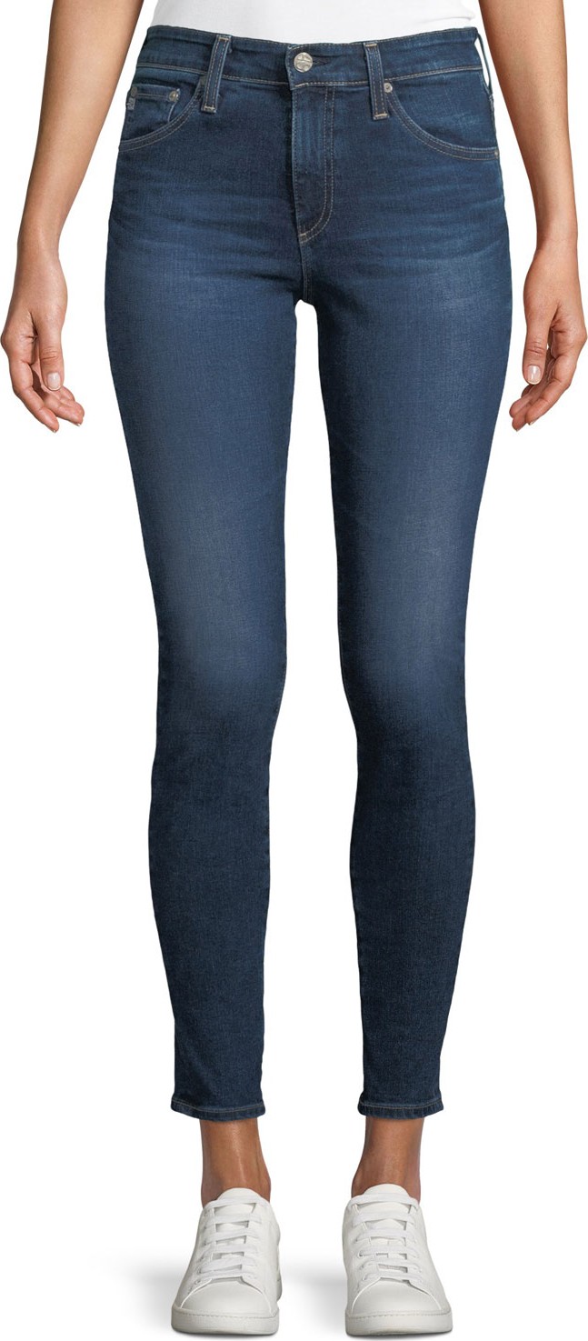 AG Jeans Farrah High-Rise Skinny Ankle Jeans