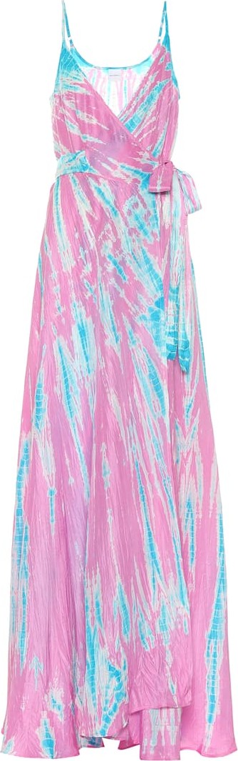 Anna Kosturova Exclusive to Mytheresa – tie-dye silk maxi dress