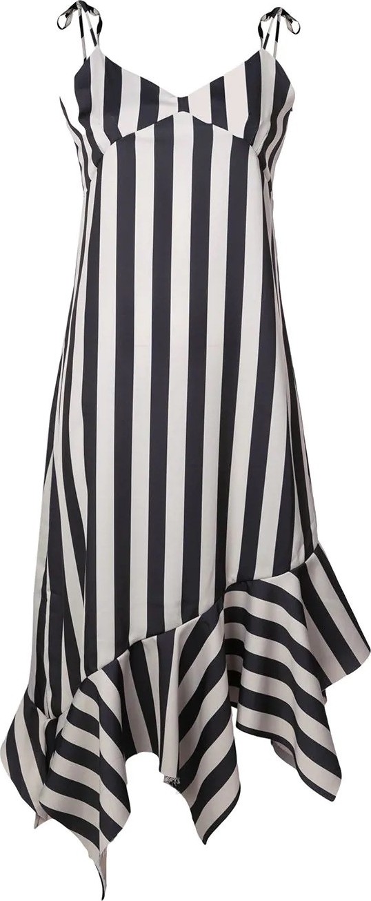 Marques'Almeida striped asymmetric dress