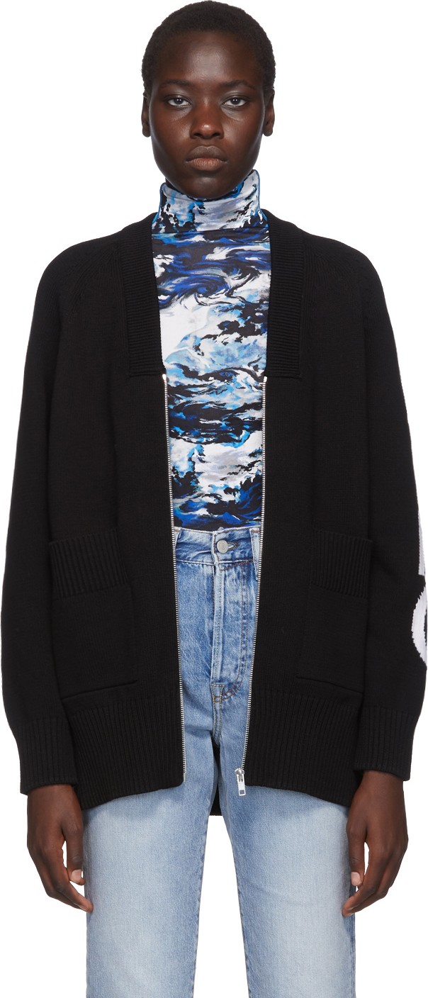 KENZO Black Sport Zipped Sweater