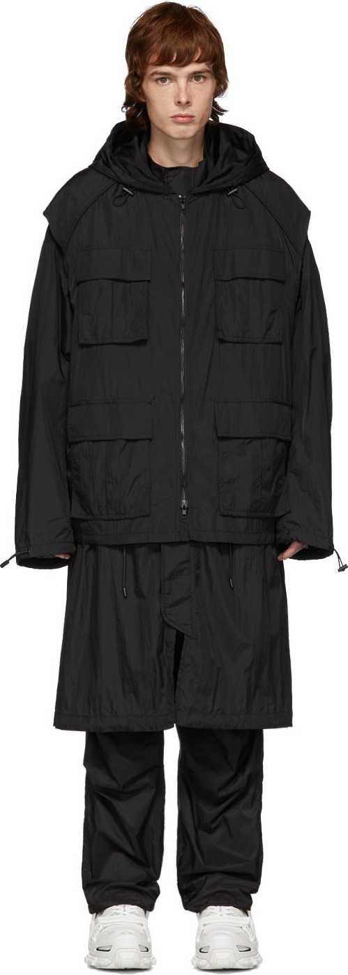 Juun.J Black Vest Jacket