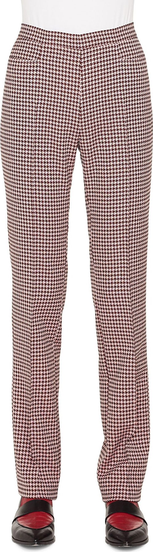 Akris Punto Francoise Houndstooth Jersey Pants