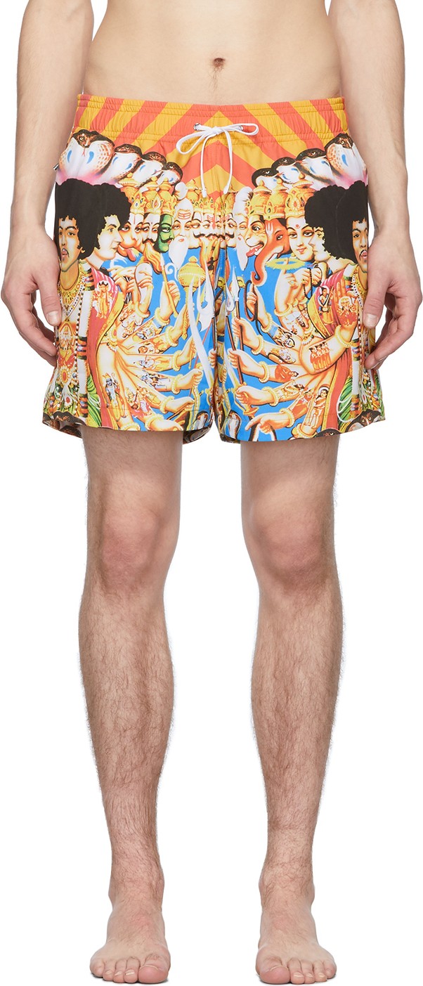 Amiri Multicolor Hendrix Swim Shorts