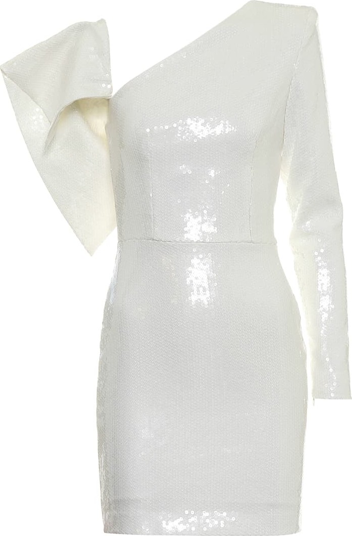 Alex Perry Jett one-shoulder sequined minidress