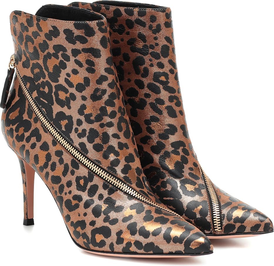 Gianvito Rossi Benet leather ankle boots