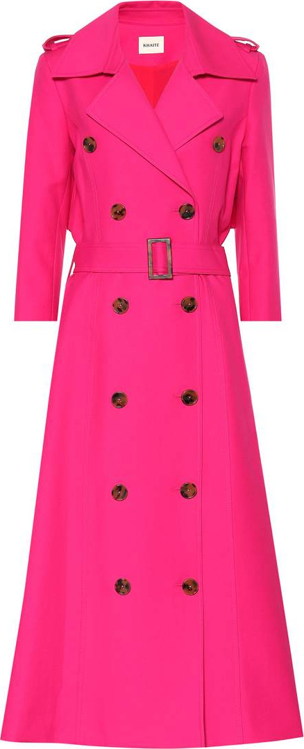 Khaite Charlotte cotton trench coat