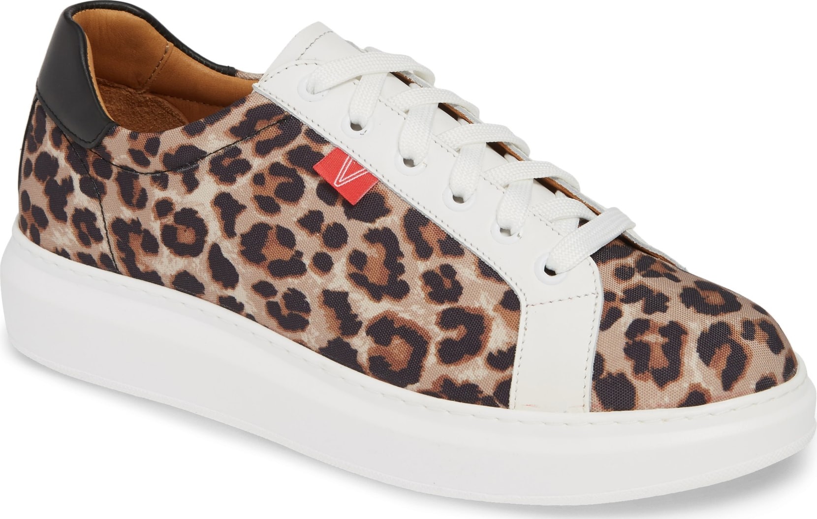Veronica Beard Daelyn Leopard Print Sneaker