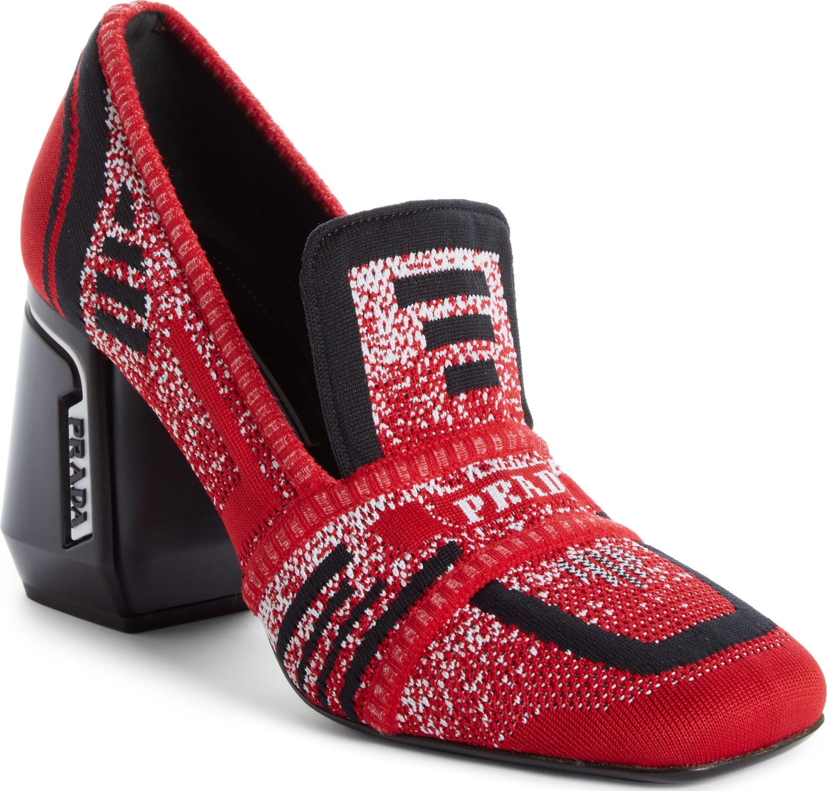 Prada Knit Loafer Pump