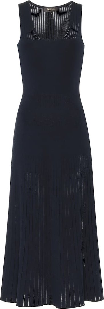 Loro Piana Tangery silk and cotton midi dress