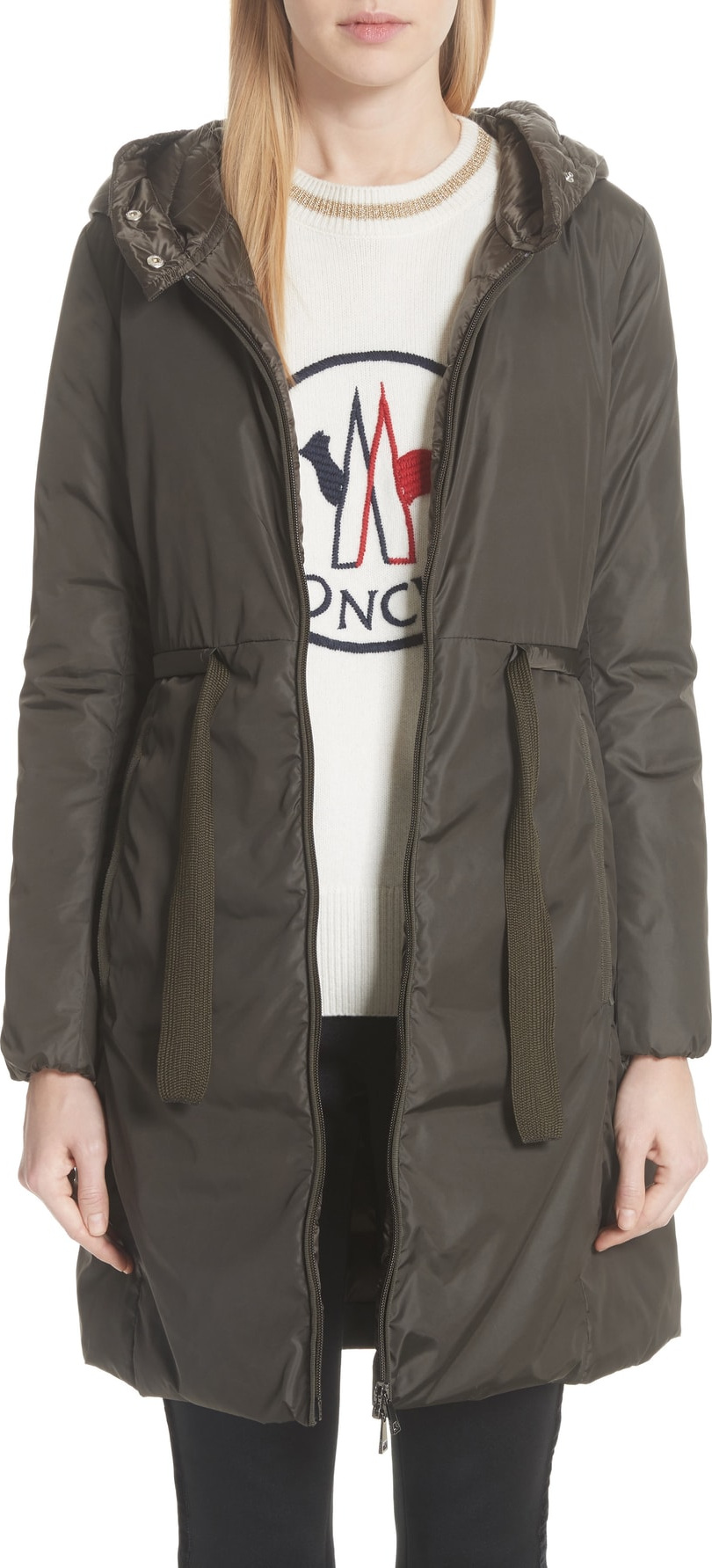 Moncler Bruant Down Hooded Coat