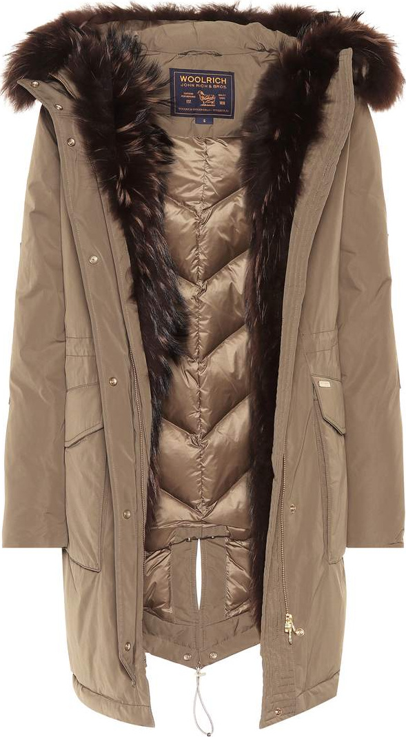 Woolrich Military fur-trimmed parka
