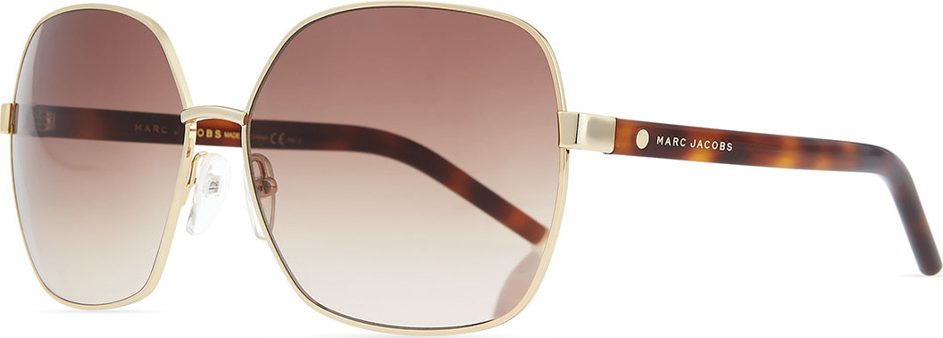 MARC JACOBS Square Metal Sunglasses