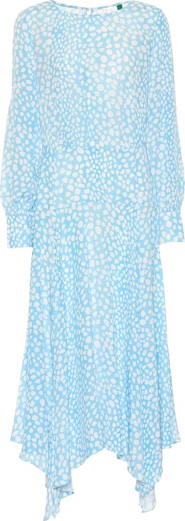 RIXO LONDON Elsa leopard-print midi dress
