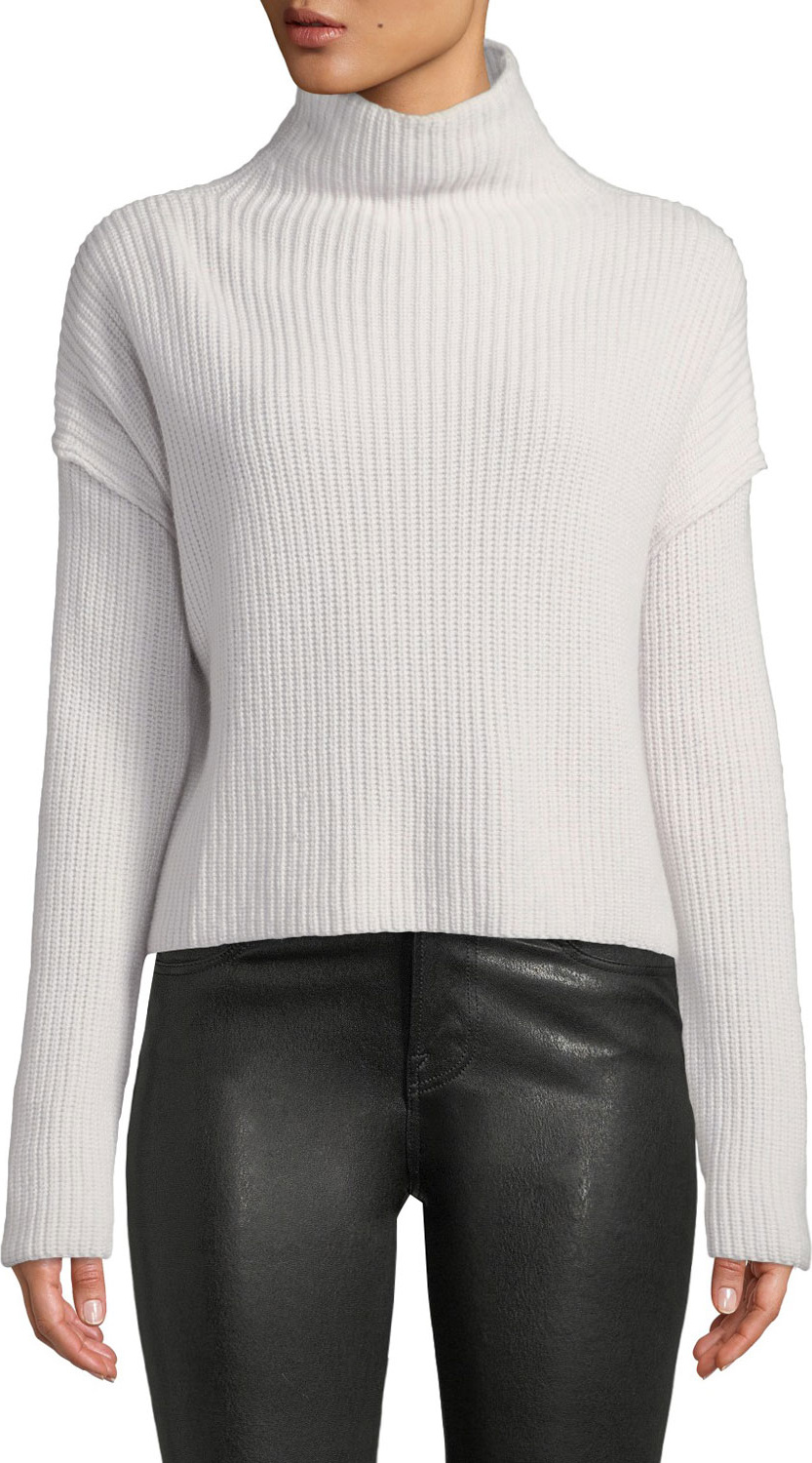 A.L.C. Vassar Ribbed Wool Turtleneck Sweater