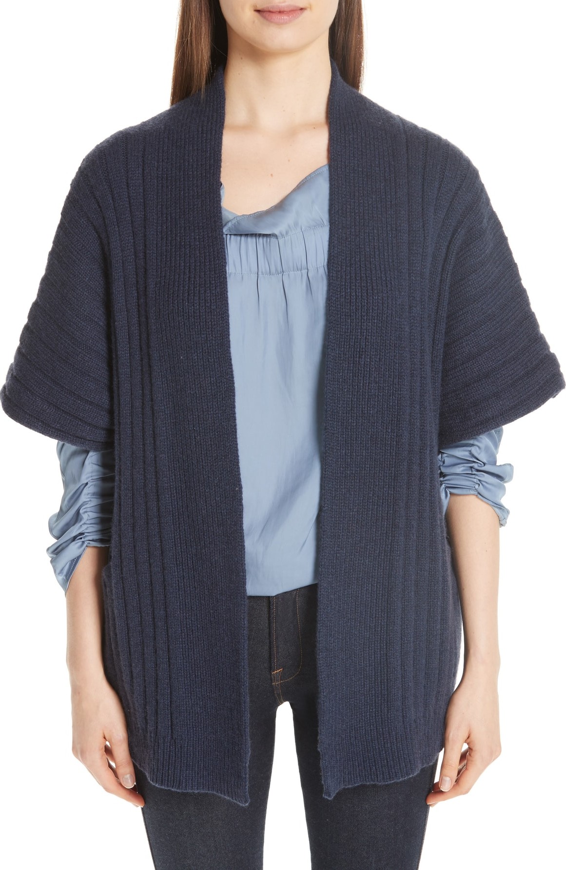 Zero + Maria Cornejo Cashmere & Merino Wool Cardigan