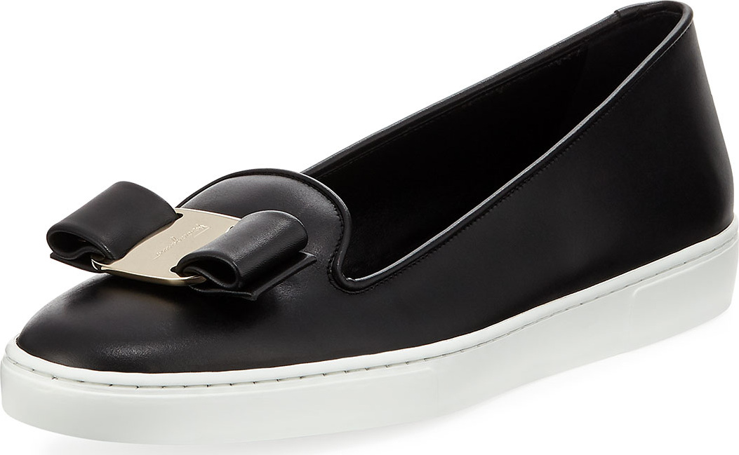 Salvatore Ferragamo Sporty Platform Ballerina Sneakers Salvatore Ferragamo Sporty Platform Ballerina Sneakers