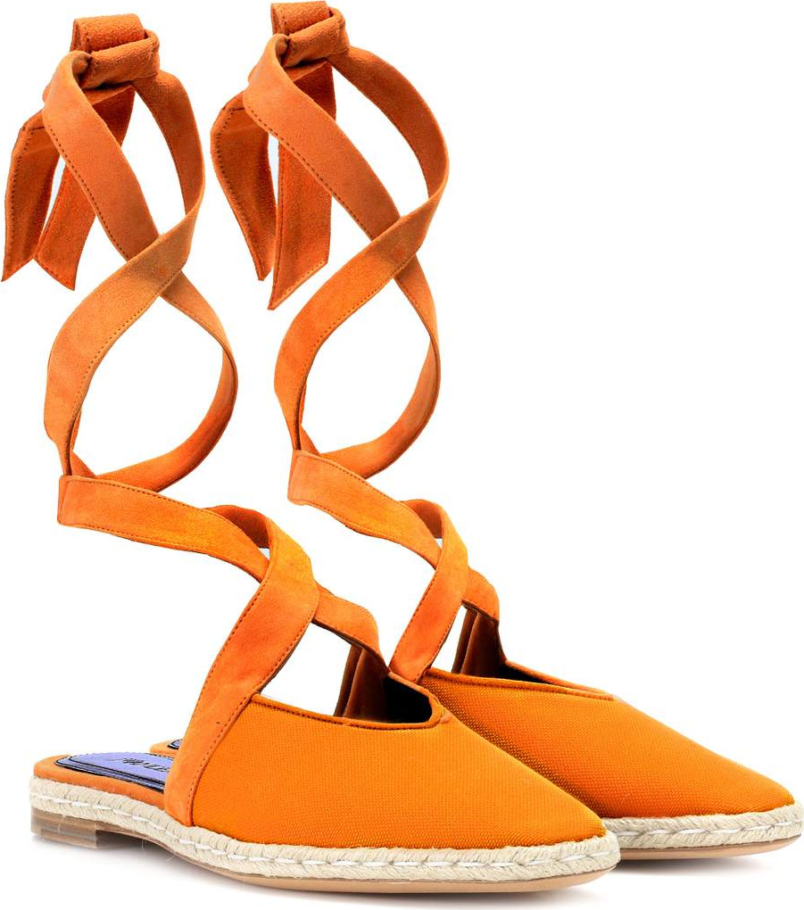 J.W.Anderson Canvas lace-up sandals