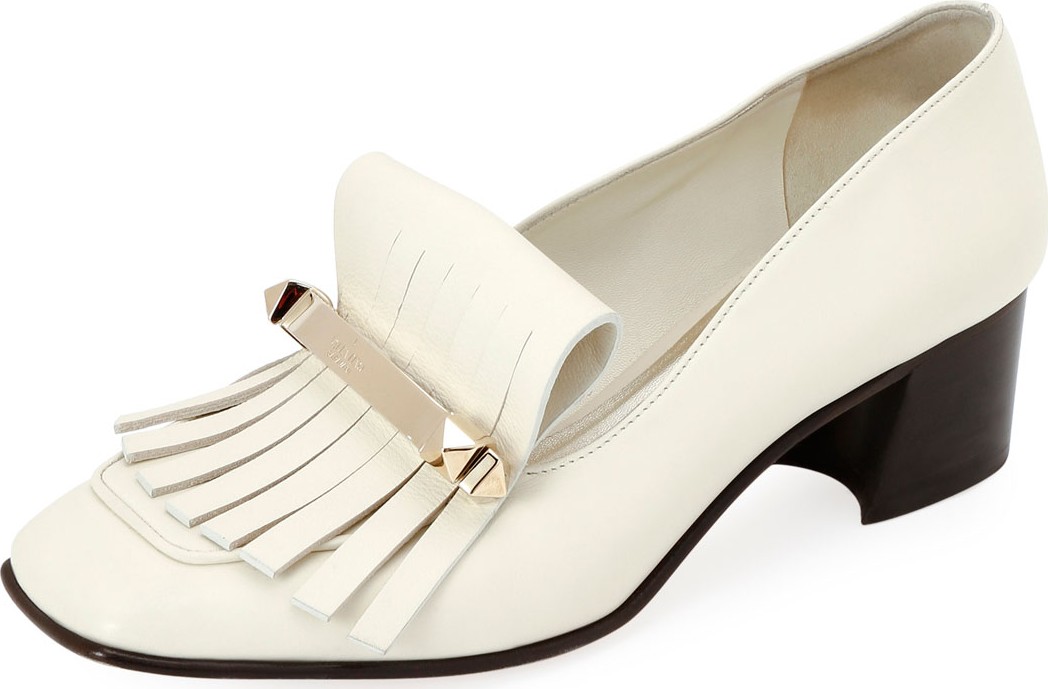 Valentino Uptown Kitten-Heel Kiltie Loafers