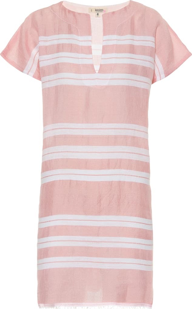 LemLem Doro cotton-blend tunic dress