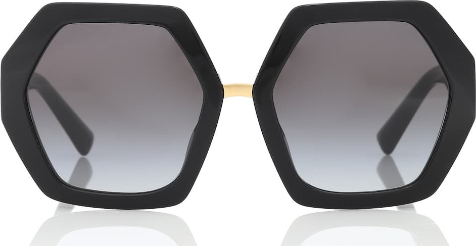 Valentino Oversized acetate sunglasses
