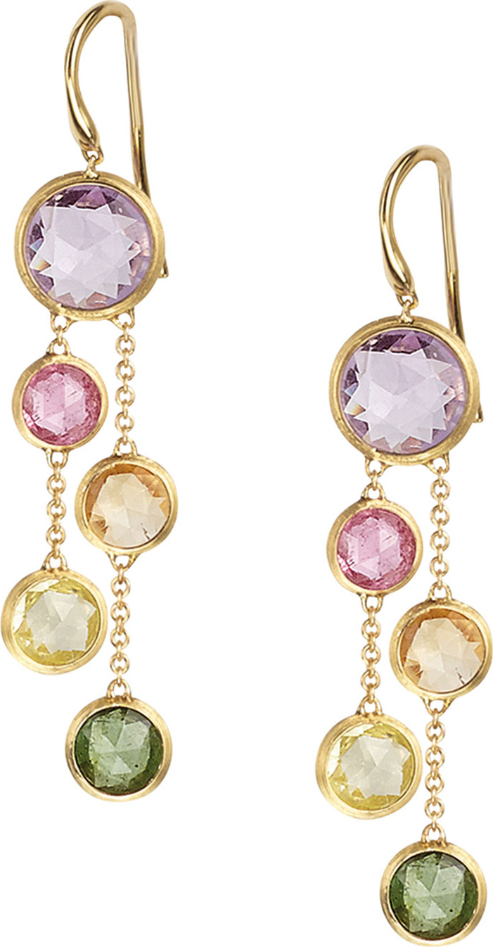 Marco Bicego 18k Jaipur Rainbow Drop Earrings
