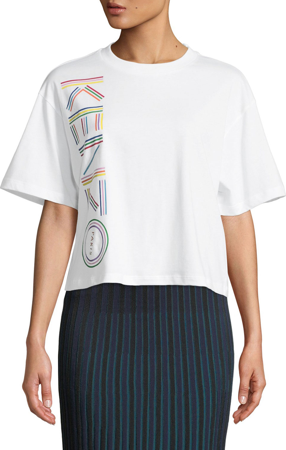 KENZO Kenzo Boxy Crewneck Logo Tee