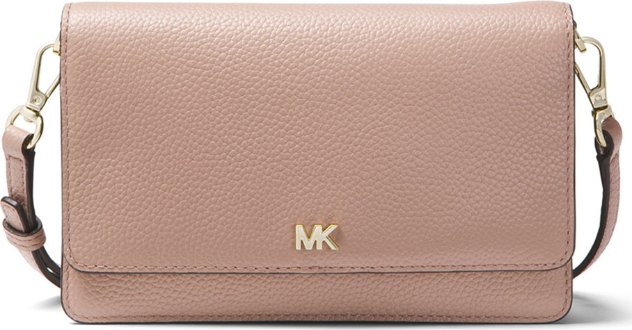 MICHAEL MICHAEL KORS Leather Crossbody Phone Case Wallet