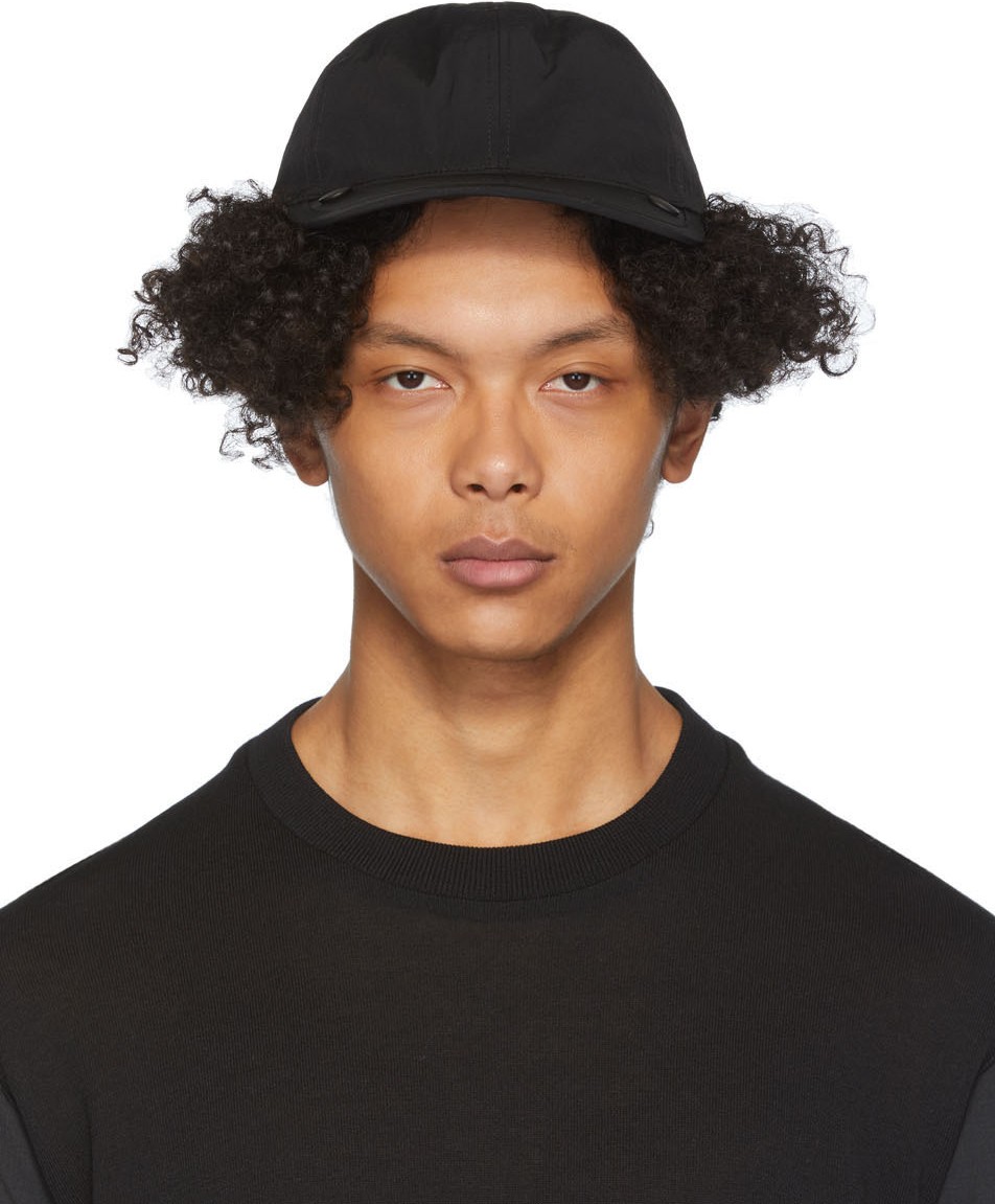 Issey Miyake Men Black Nylon Condense Cap