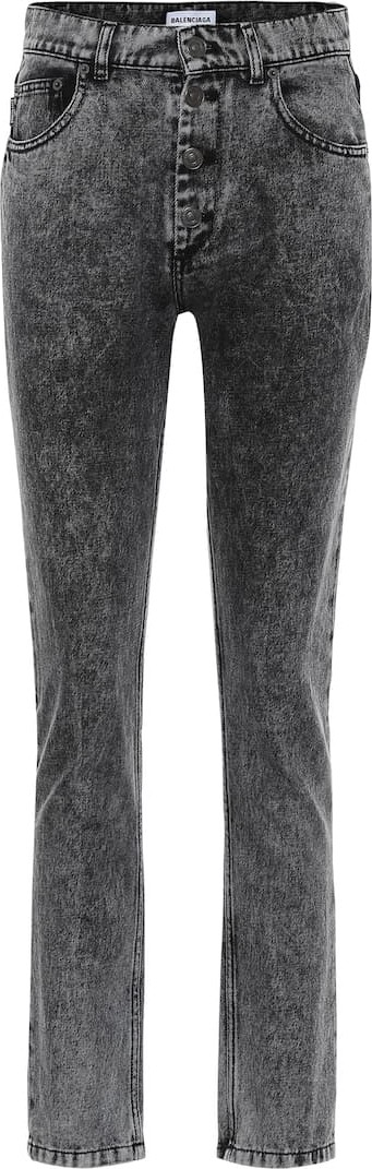 Balenciaga Tube high-rise straight jeans