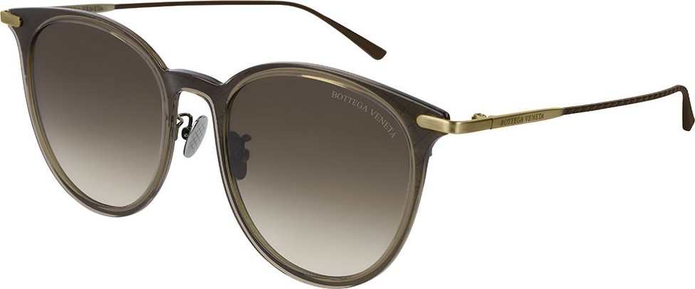 Bottega Veneta Round Gradient Sunglasses