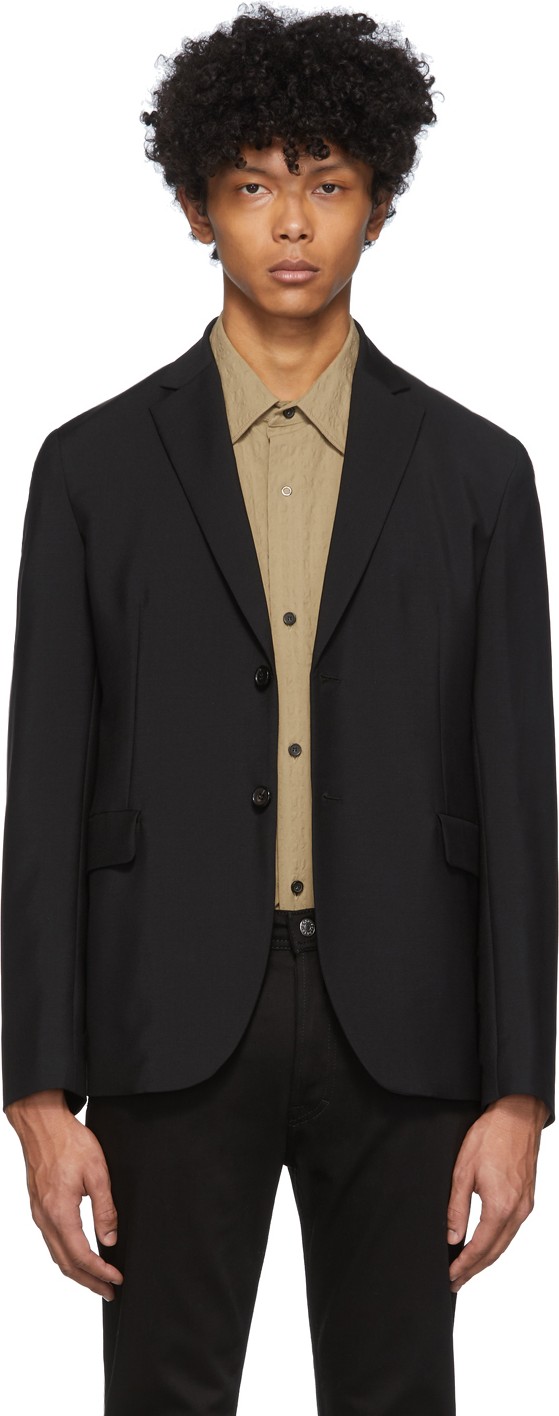 Acne Studios Black Antibes Blazer