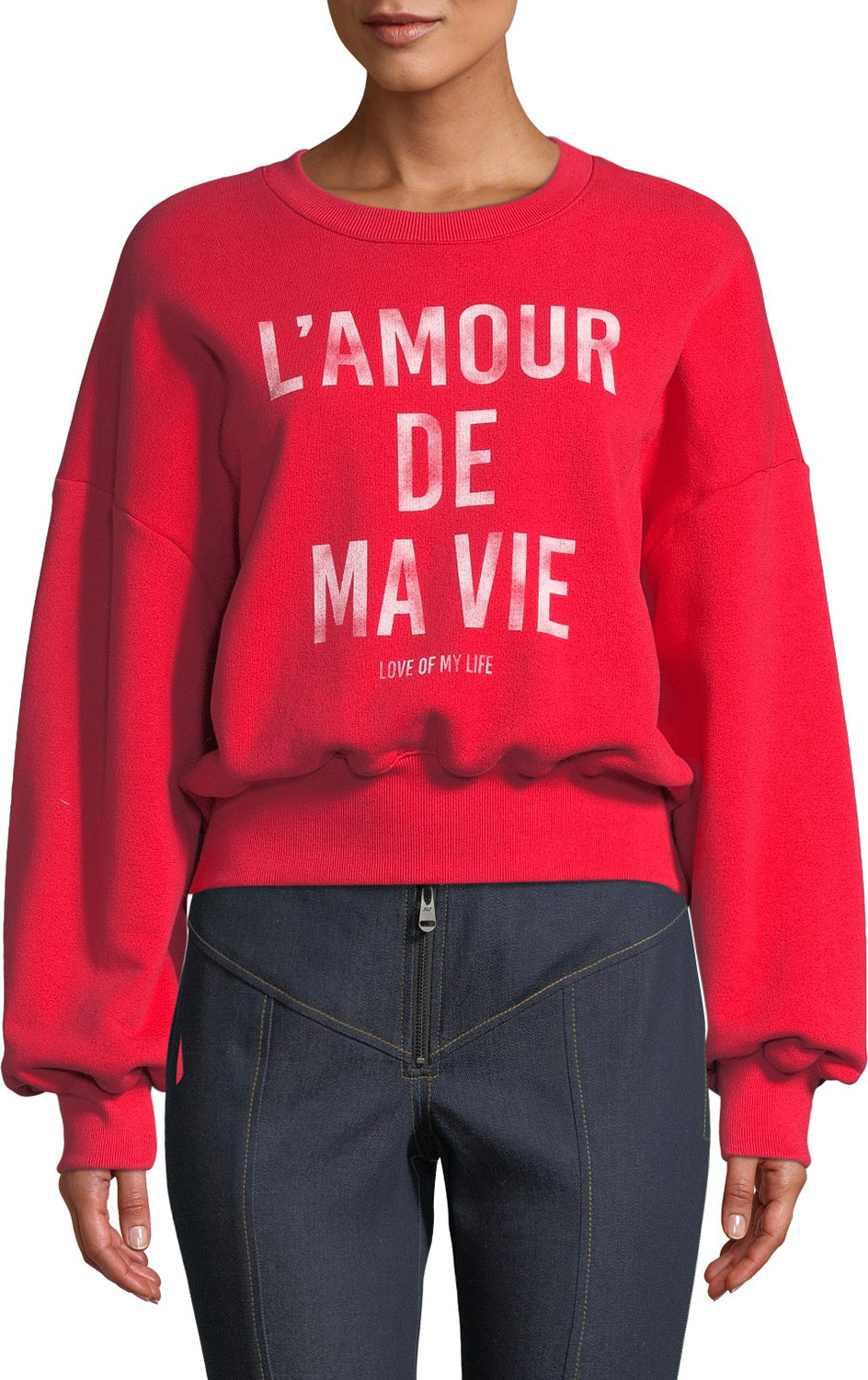 Cinq A Sept Love Of My Life Graphic Pullover Sweater