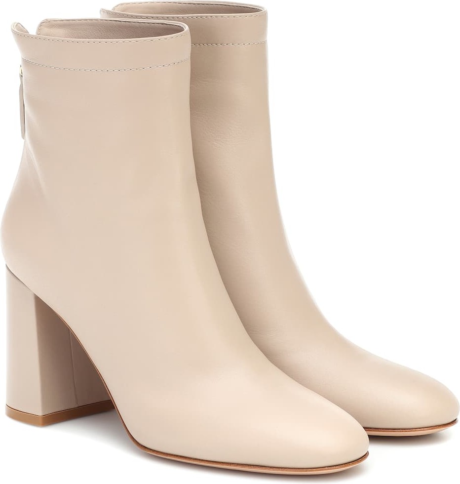 Gianvito Rossi Hyder leather ankle boots