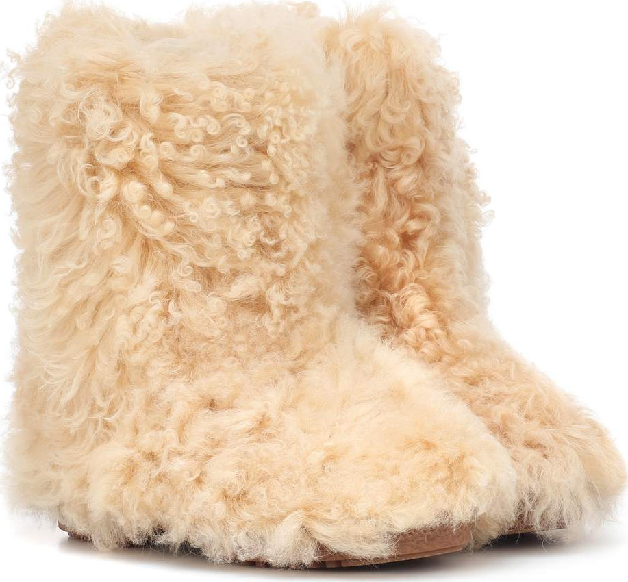 Saint Laurent Shearling ankle boots