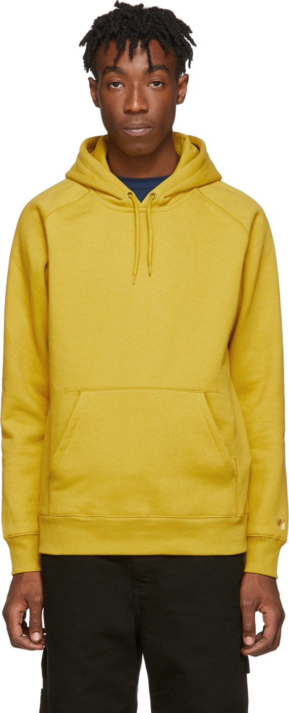 Carhartt Work In Progress Yellow Chase Hoodie