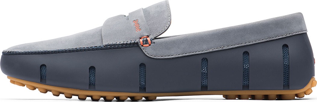 Swims Men's Luxe Nubuck Penny Driver Loafers