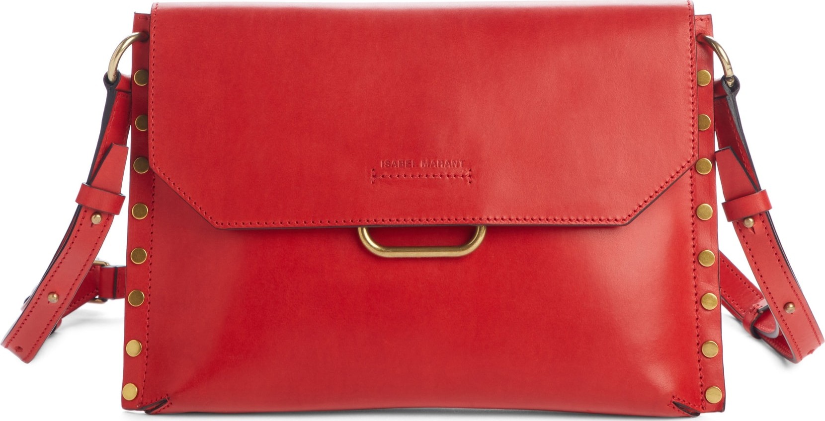 Isabel Marant Sinky Leather Crossbody Bag